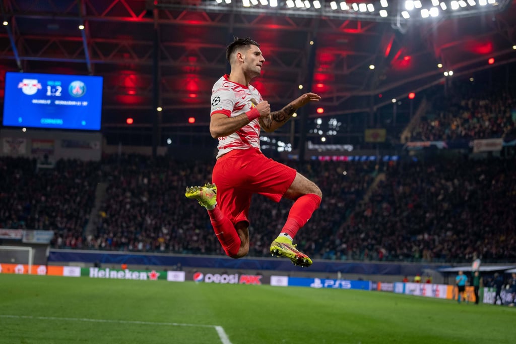 RB Leipzig muss auch in Brügge schweben, um noch in die Europa League einzuziehen.