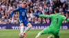 Timo Werner scheitert mit einer Chance an Tottenhams Schlussmann Hugo Lloris.