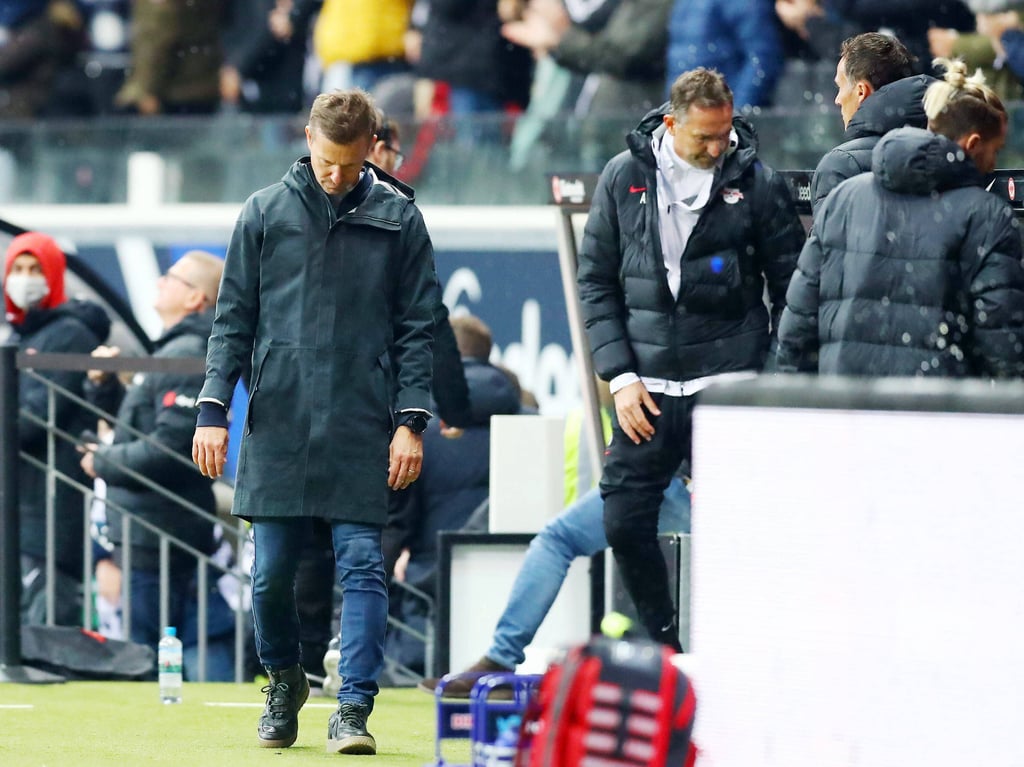 Enttäuscht vom Spielverlauf: RB-Trainer Jesse Marsch