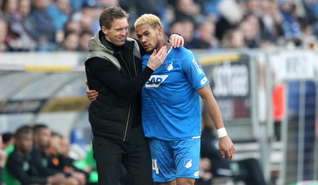 Trainer Julian Nagelsmann und Stürmer Joelinton arbeiten in Hoffenheim erfolgreich zusammen.