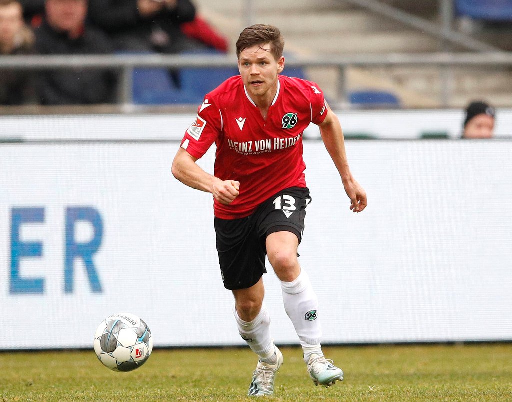 Dominik Kaiser (hier gegen Wehen Wiesbaden) war gegen Bielefeld Kapitän.