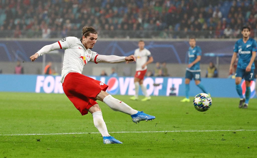 Perfekt getroffen, perfekt versenkt: Marcel Sabitzer trifft gegen Zenit St. Petersburg.