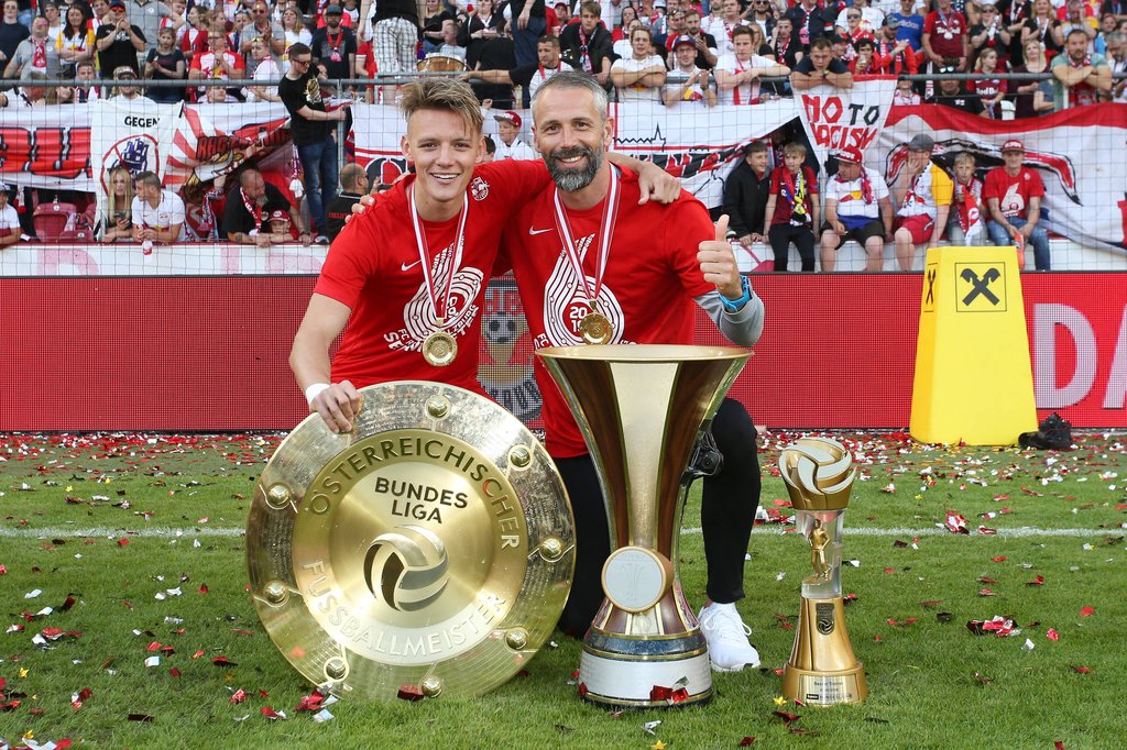 Schüler und Meister in Salzburg: Hannes Wolf und Ex-Coach Marco Rose