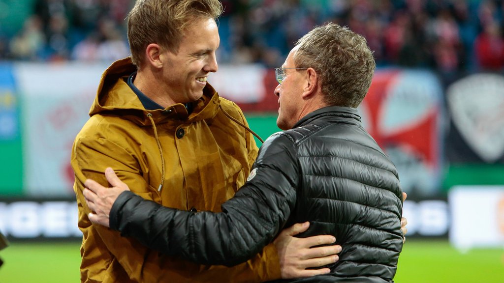 Julian Nagelsmann (l.) und Ralf Rangnick: Wird einer von ihnen in Zukunft deutscher Bundestrainer?