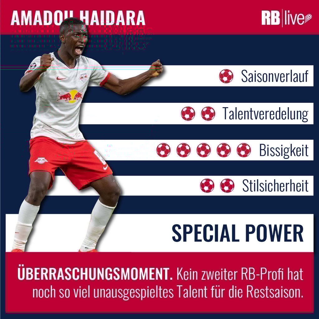 Haidaras Stärken und Schwächen