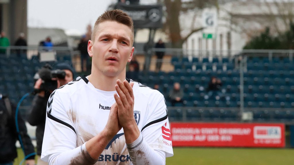 Daniel Frahn trägt nach turbulenten Zeiten wieder das Trikot des SV Babelsberg 03.