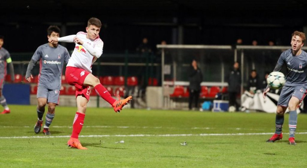Felix Schimmel erzielte das 1:0 gegen Besiktas Istanbul sehenswert.