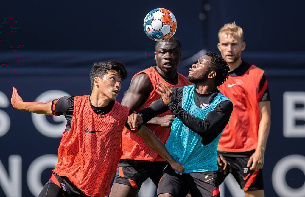 Keine Zukunft mehr in Leipzig: Hee-chan Hwang und Adeloma Lookman.