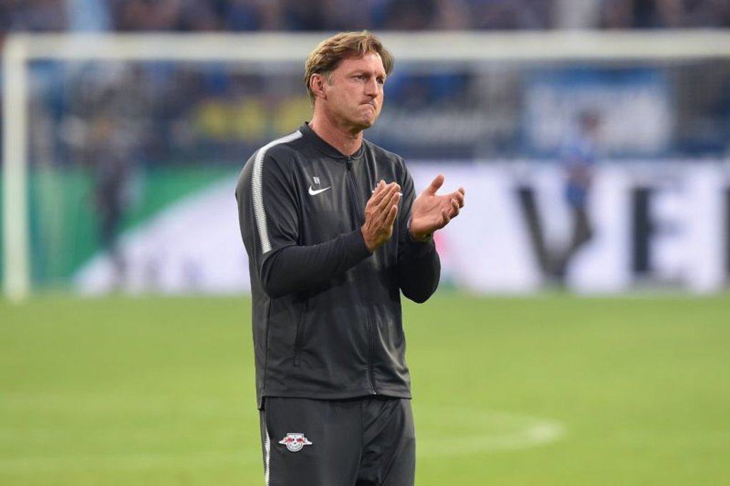 „Viel versucht, aber nicht belohnt”: Ralph Hasenhüttl von RB Leipzig nach dem Spiel auf Schalke.
