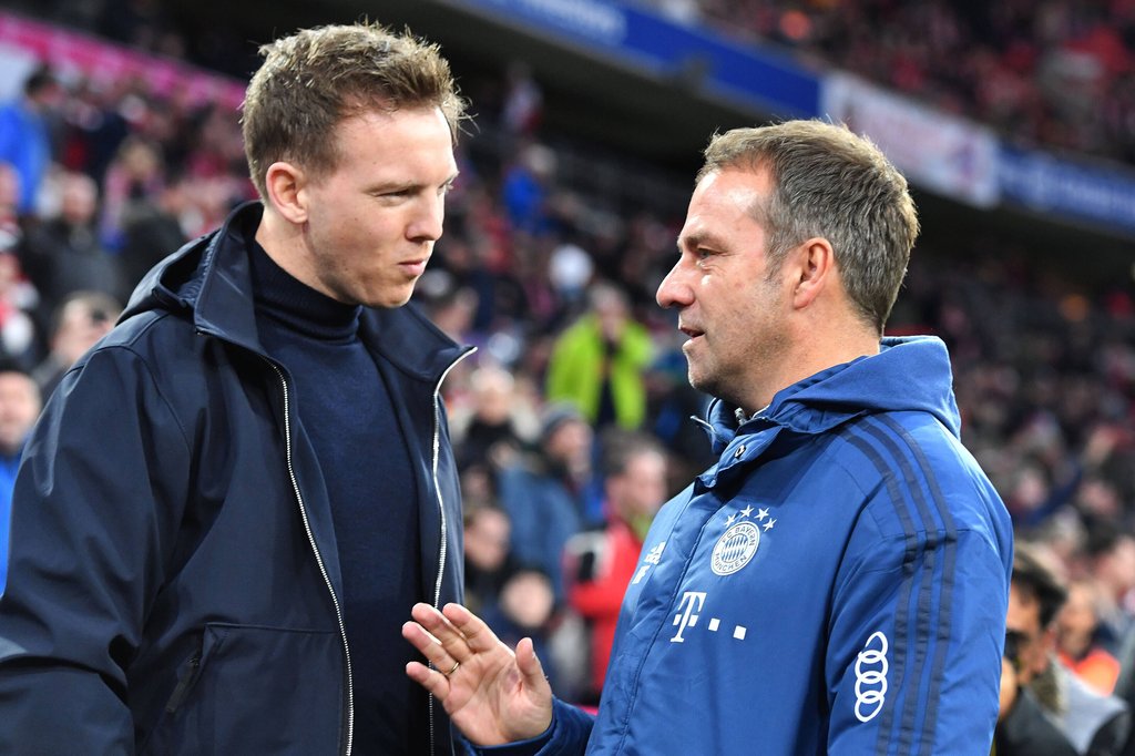 Julian Nagelsmann liegt vom Marktwert knapp hinter Hans Flick.