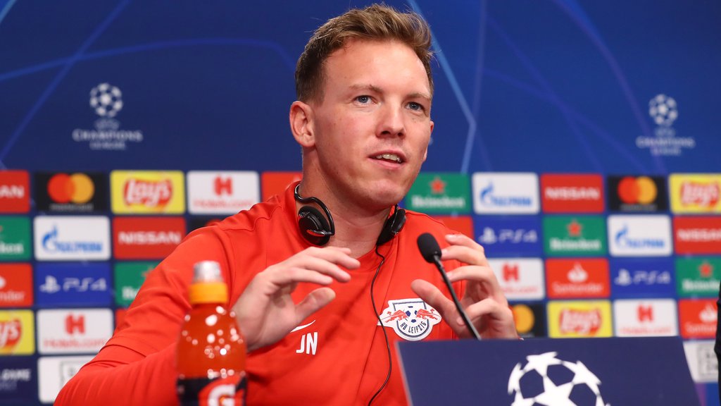 RB Leipzigs Trainer Julian Nagelsmann