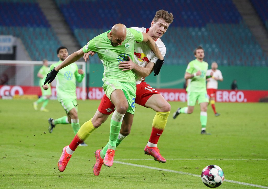 Kampf der Titanen: Anthony Brooks und Alexander Sörloth (r.)