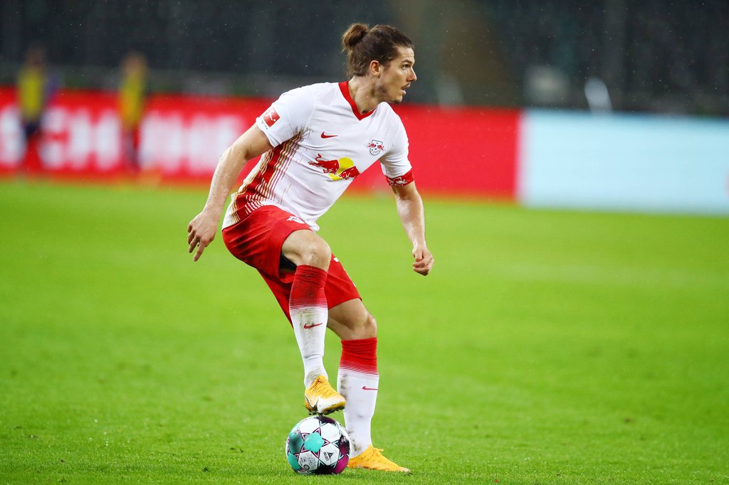 Marcel Sabitzer blieb trotz taktischen Fouls und Verwarnung gegen Gladbach auf dem Feld.