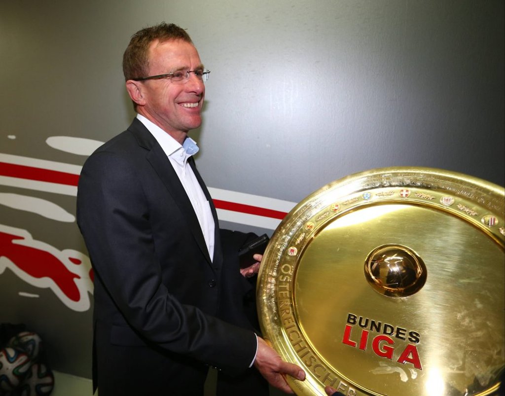 Meisterschaft mit RB – das war Ralf Rangnick 2014 schon in Salzburg.