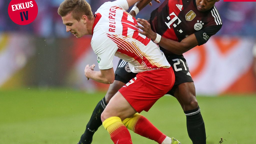 Dani Olmo im Spiel gegen Bayern München.