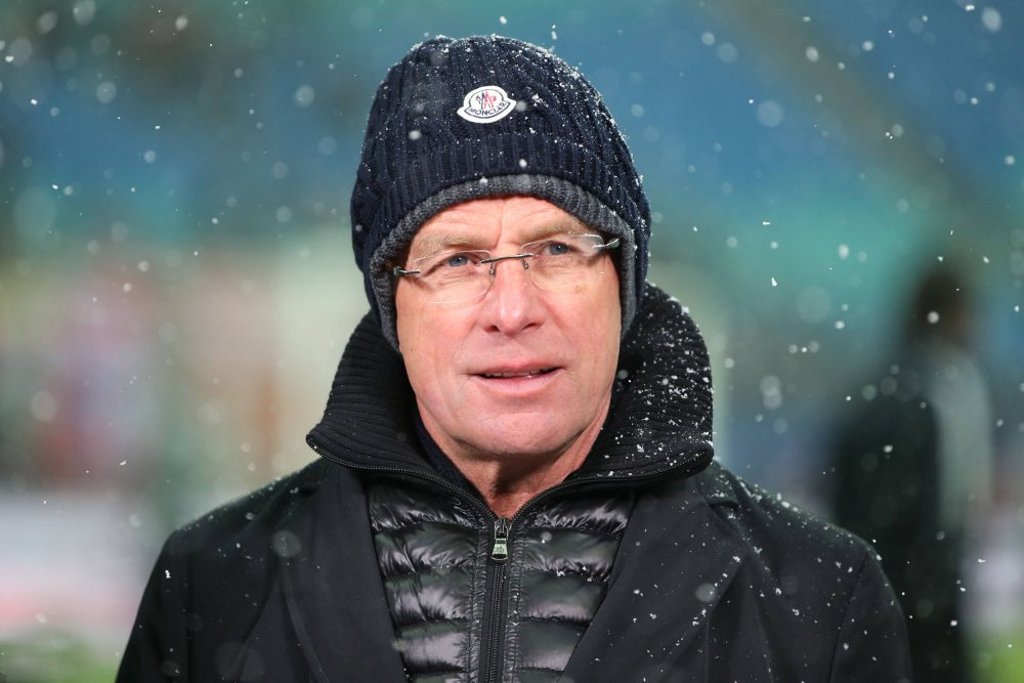 Sportdirektor Ralf Rangnick sprach nach dem Frankfurt-Sieg über das Stadion.