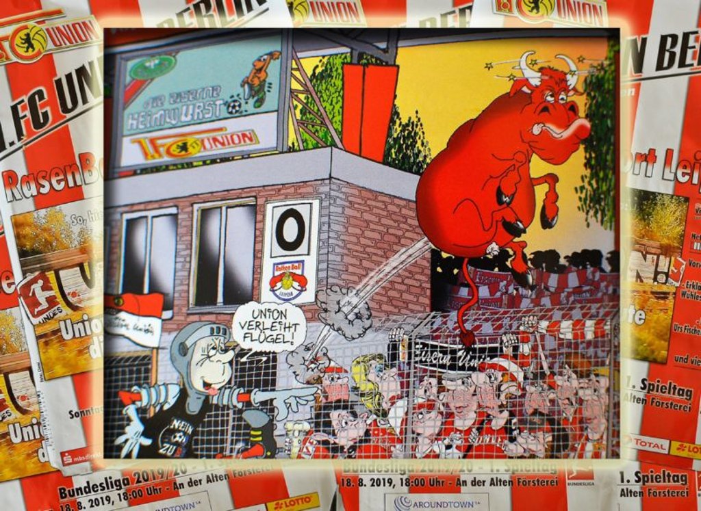 Union-Stadionheft zum Spiel gegen RB Leipzig.