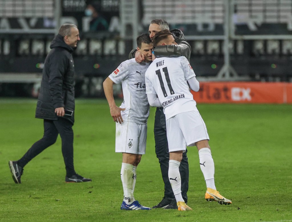Drei aus Salzburg: Lainer, Trainer Rose und Ex-RBler Wolf