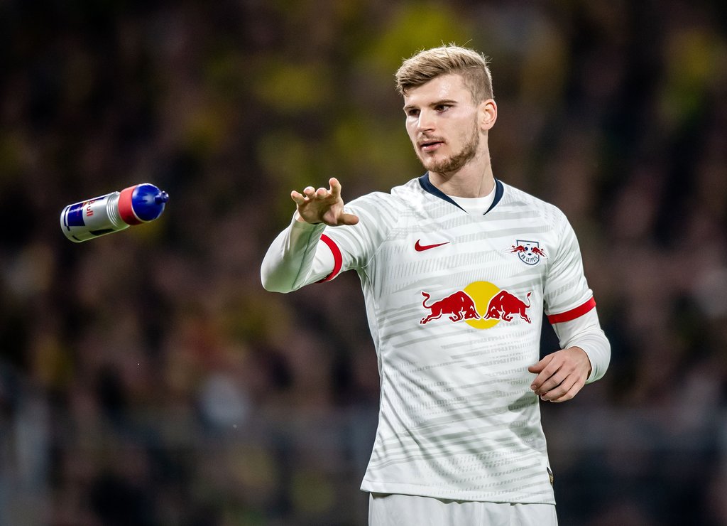 Timo Werner zu seiner RB-Zeit be Borussia Dortmund.