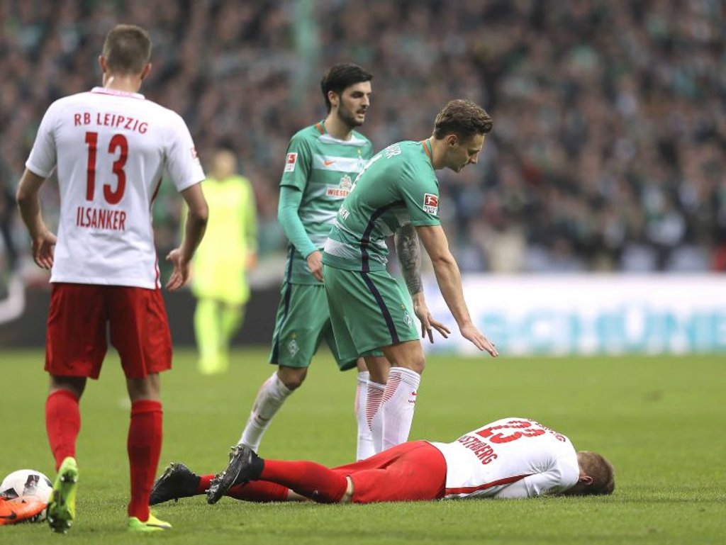 Gewohntes Bild bei Spielen von RB Leipzig: mal wieder eine Unterbrechung.
