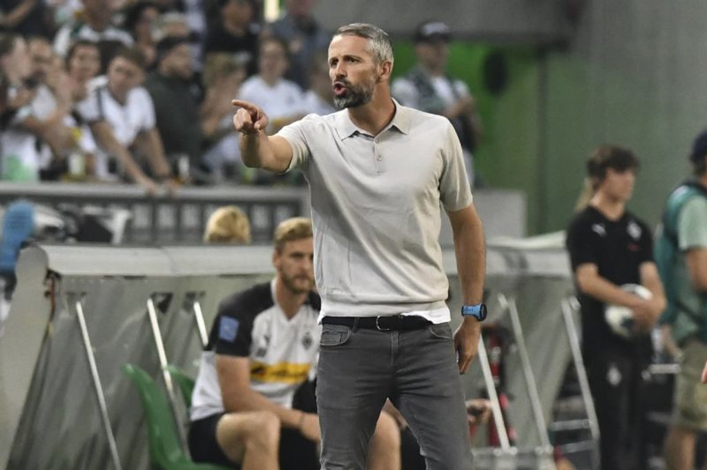„Haben die Messlatte gelegt”: Marco Rose nach dem 1:3 gegen RB Leipzig.