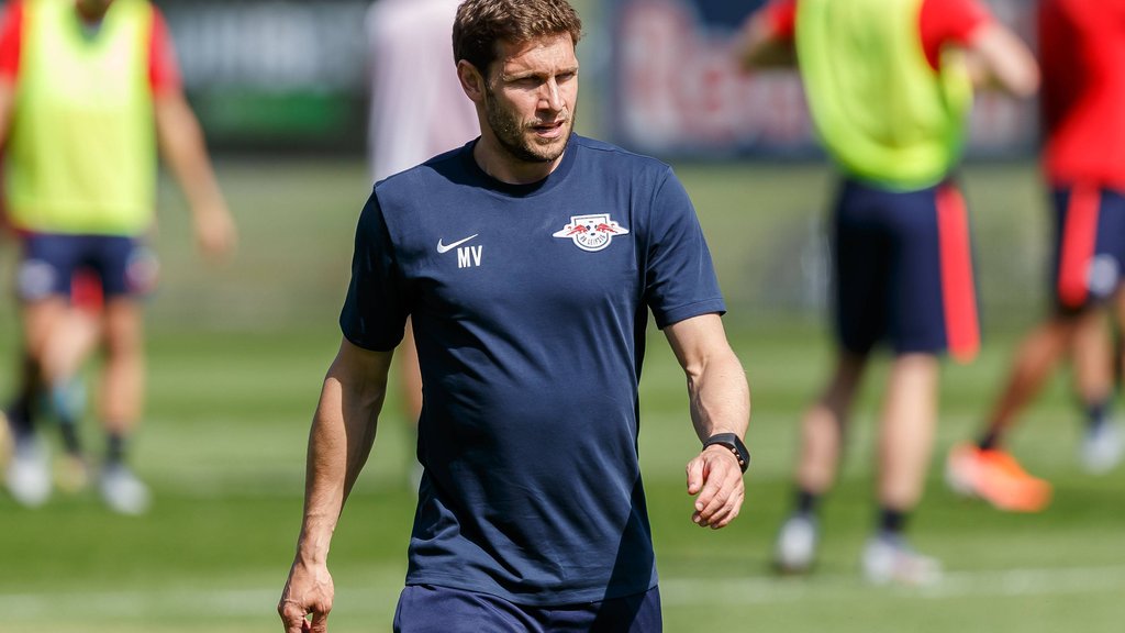 Leipzigs Co-Trainer Moritz Volz.