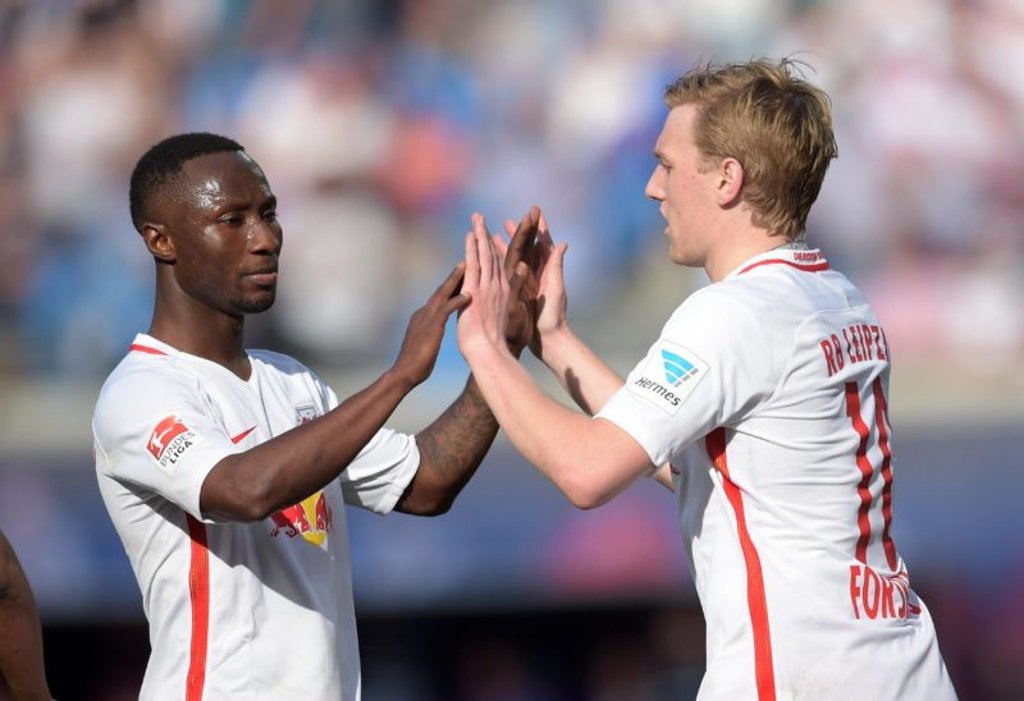 Naby Keita und Emil Forsberg werden wenigstens noch eine Saison zusammen agieren. 2018 soll bei Keita eine Ausstiegsklausel greifen.