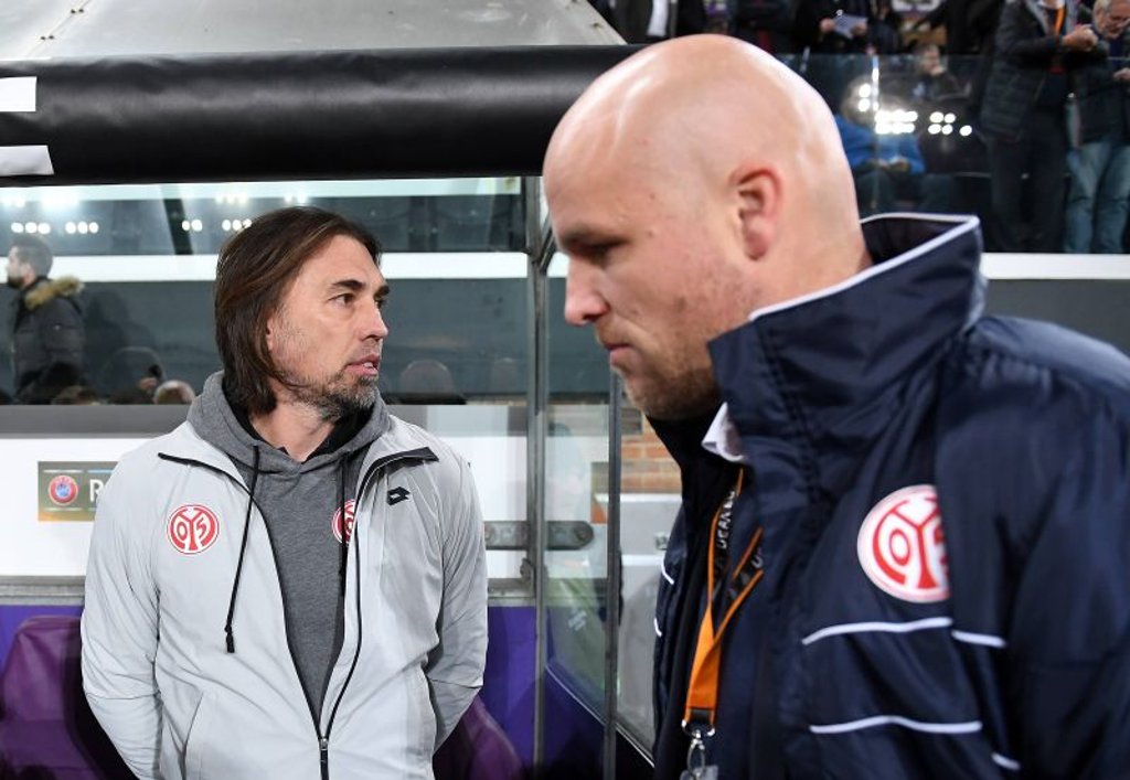 Martin Schmidt und Rouven Schröder wollen mit Mainz 05 gegen RB Leipzig punkten.