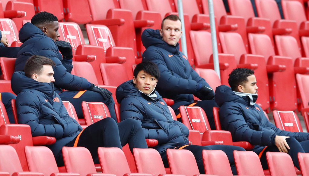 Hee-chan Hwang musste gegen Mainz 05 erstmal zuschauen.