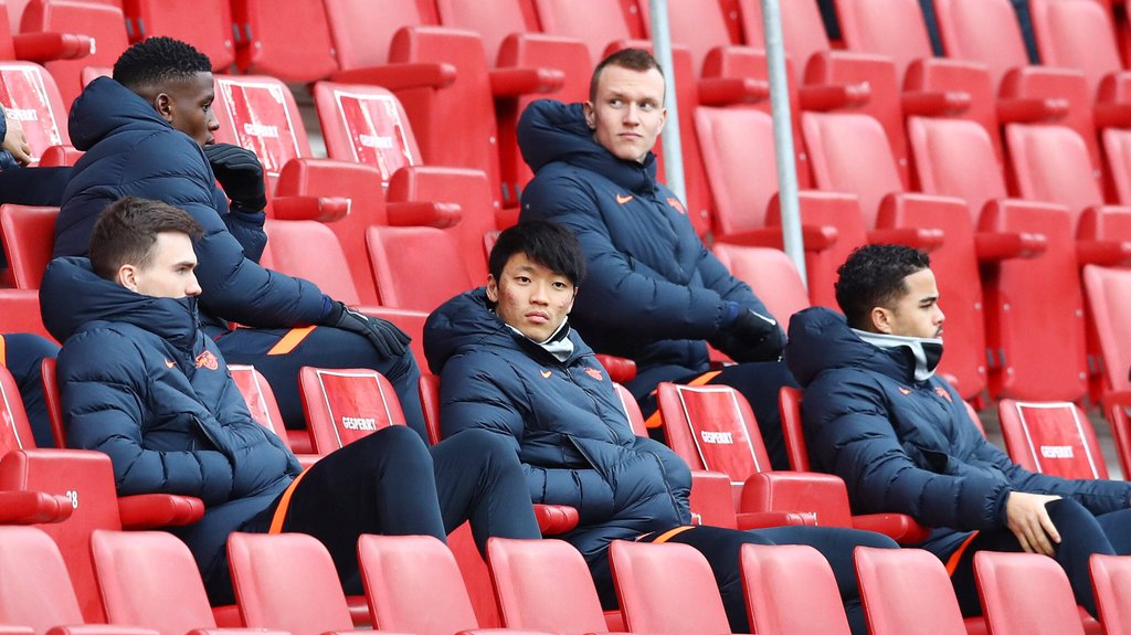 Hee-chan Hwang musste gegen Mainz 05 erstmal zuschauen.