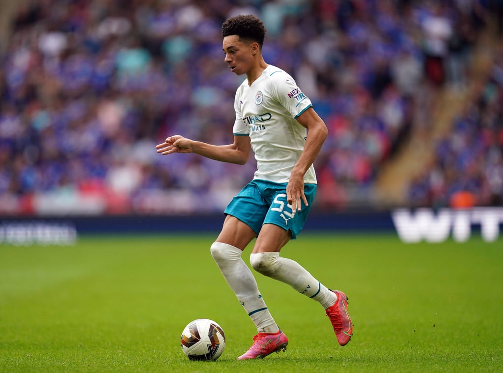 Samuel Edozie kam für Manchester City im Community Shield zum Einsatz.