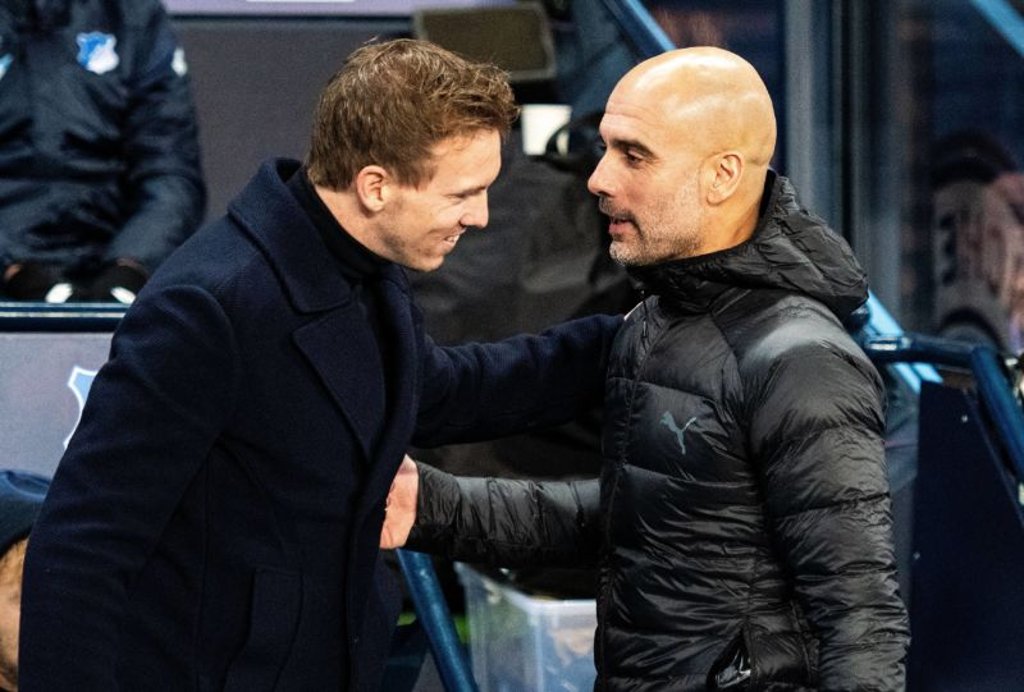 Julian Nagelsmann darf sich über Komplimente von Pep Guardiola freuen.