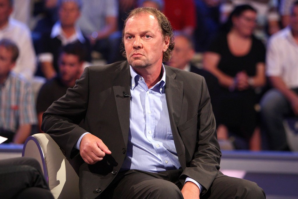 Sportjurtist Michael Lehner bei einem Besuch im Aktuellen Sportstudio