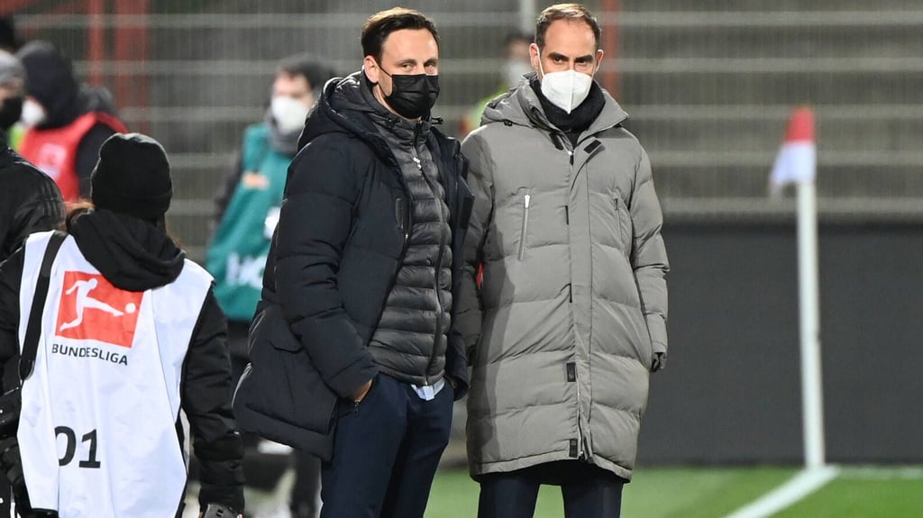 Müssen ihren Kurs korrigieren: Christopher Vivell und Oliver Mintzlaff.