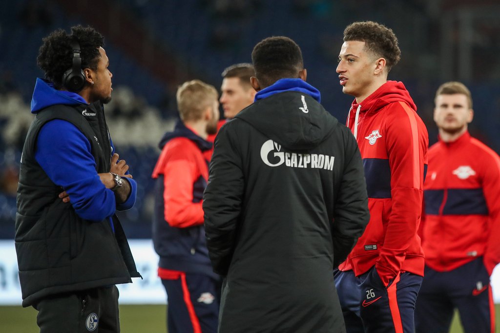Ethan Ampadu vor dem Spiel gegen den FC Schalke 04.