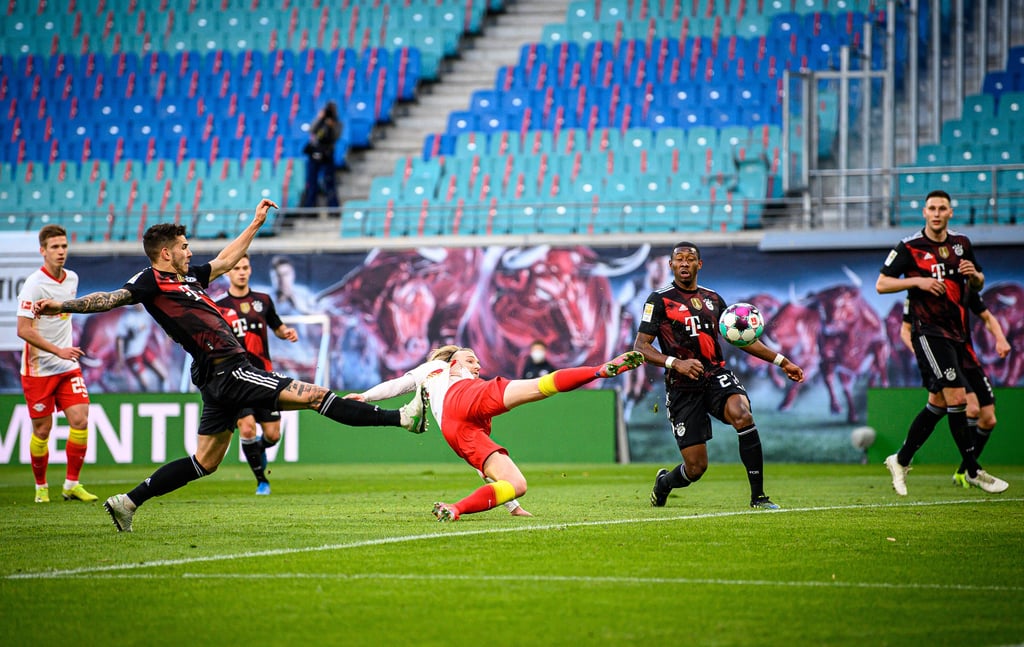 RB Leipzig spielt am Samstag gegen den FC Bayern München.