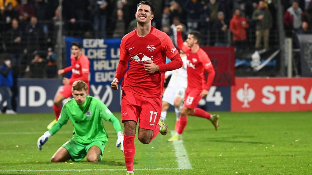 Erzielte den einzigen Treffer in Babelsberg: Dominik Szoboszlai.