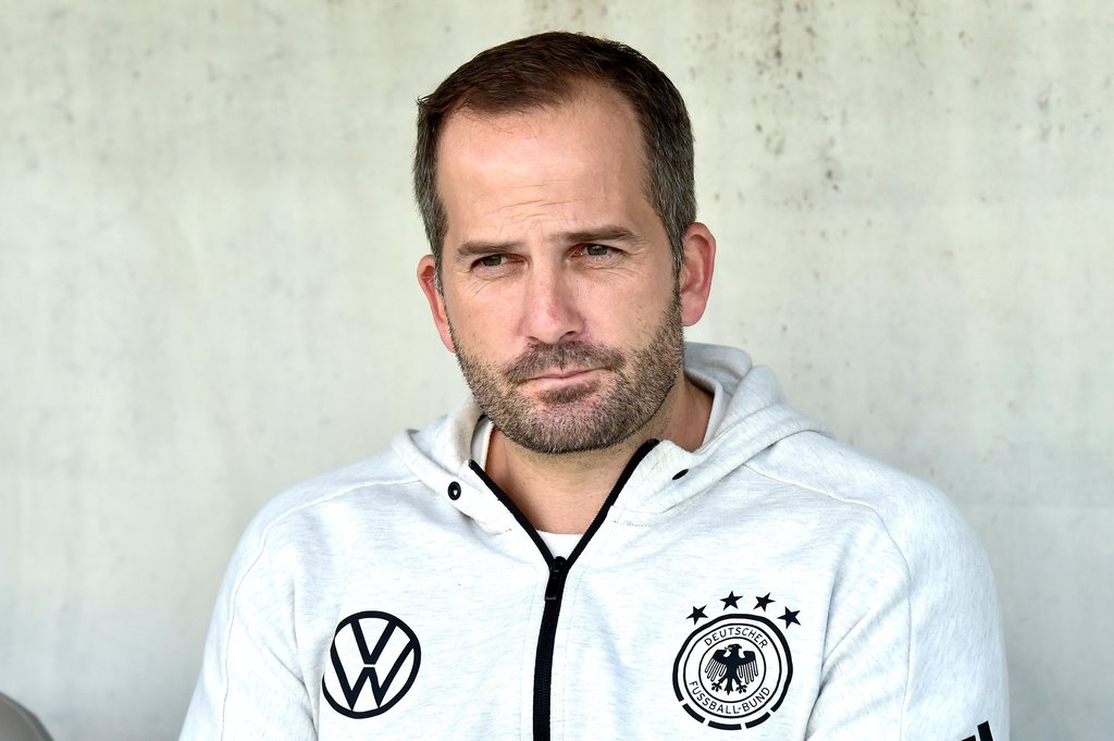Lehrgang in Leipzig: U18-Nationaltrainer Manuel Baum.
