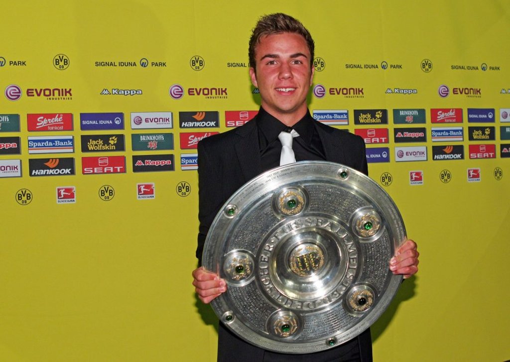 Mario Götze war gerade mal 18 Jahre alt, als er 2011 mit dem BVB Deutscher Meister wurde.