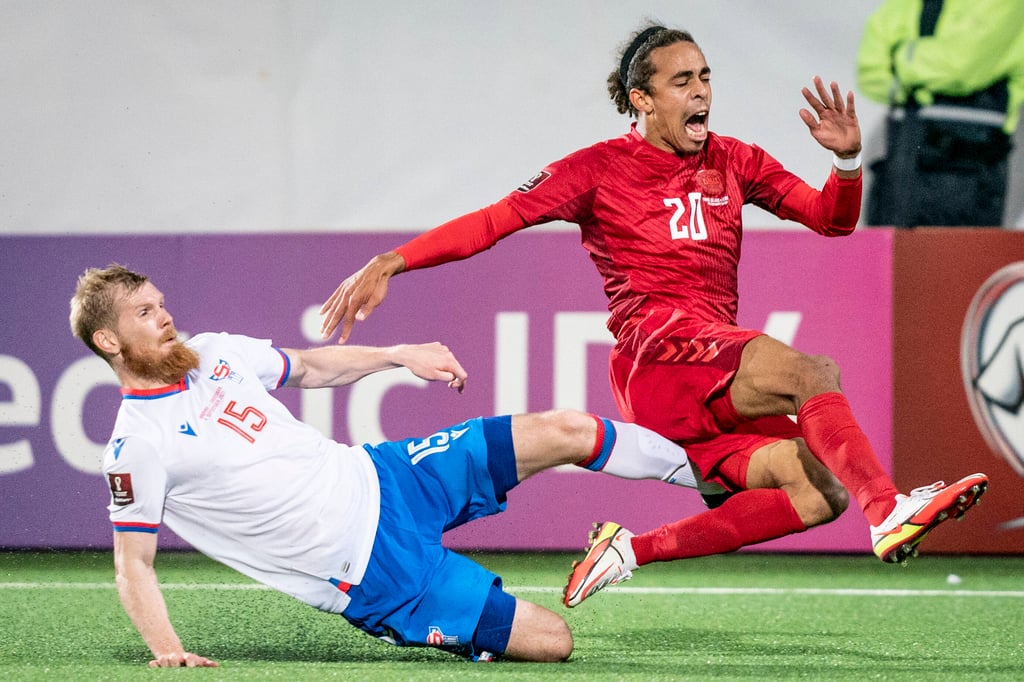 Schmerzhafte Rückkehr ins dänische Team für Yussuf Poulsen in der Partie gegen die Färöer-Inseln