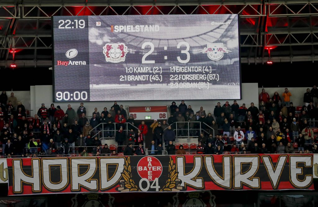 Das Ergebnis in der BayArena.