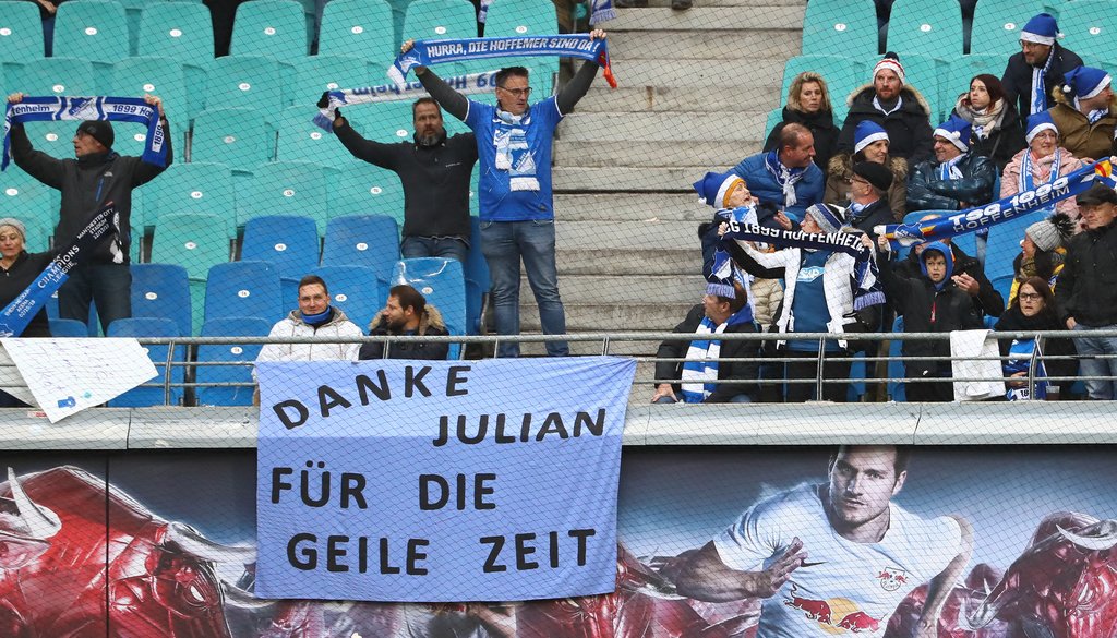 Julian Nagelsmann ist zum zehnten Mal Trainer beim Duell zwischen Leipzig und Hoffenheim.