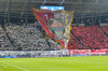 Die Fans von RB Leipzig feiern das dritte Spiel der Champions-League-Gruppenphase mit einer großen Choreo.