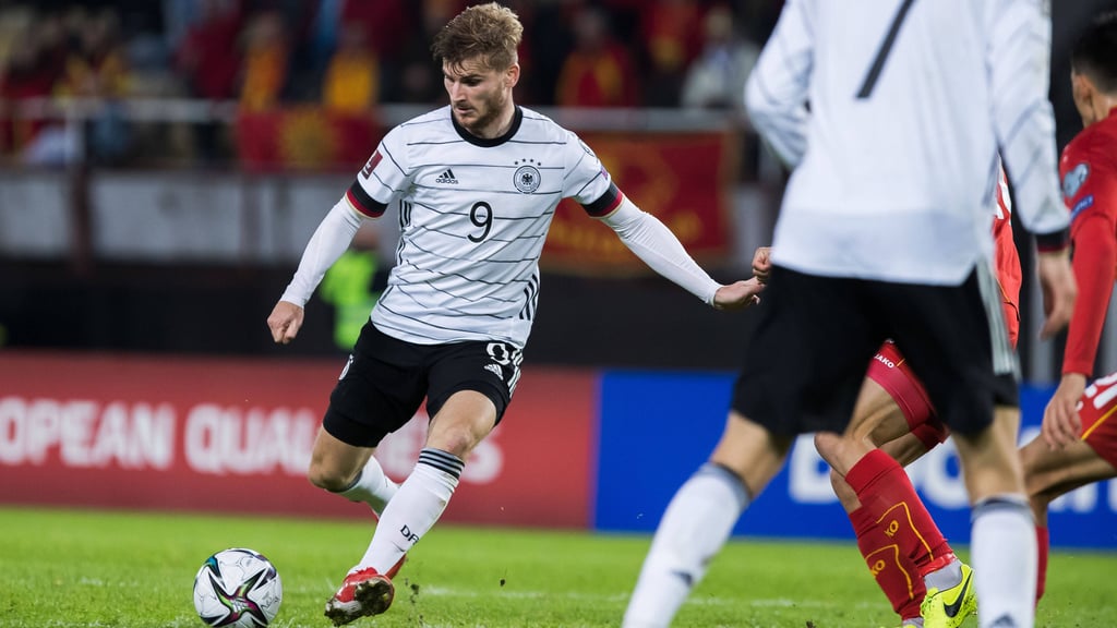 Perfekt gezirkelt: Timo Werner beim 3:0.