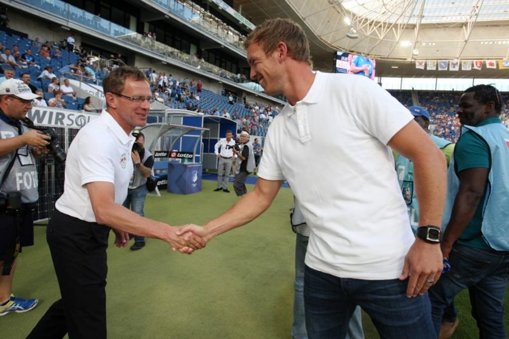 Bald gute Freunde: Ralf Rangnick (l.) und Julian Nagelsmann.
