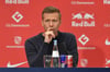 Jesse Marsch (Trainer, RB Leipzig) auf eine Pressekonferenz.