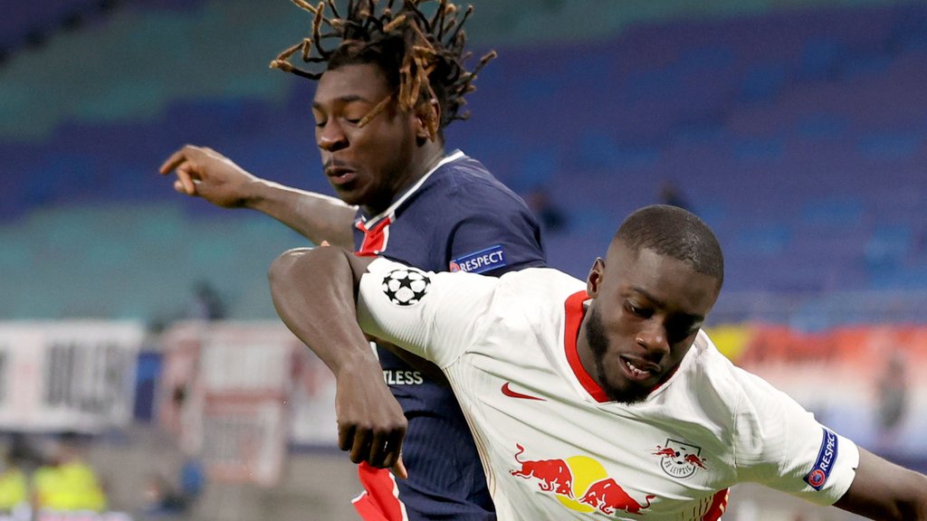 Epische Keilerei: Dayot Upamecano und Moise Kean