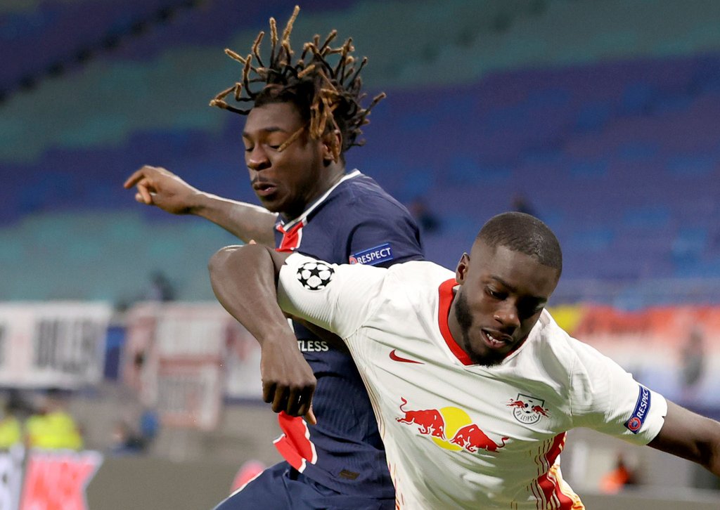 Epische Keilerei: Dayot Upamecano und Moise Kean