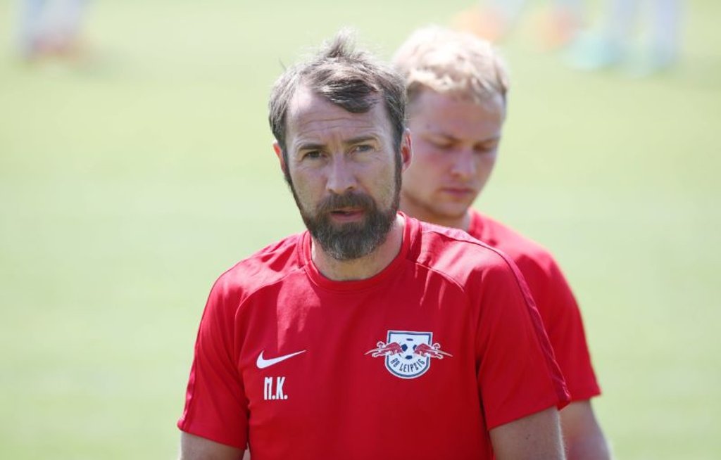 Marco Kurth trainiert die U17 von RB Leipzig.