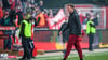 Julian Nagelsmann verlässt nach dem Spiel gegen den 1. FC Union Berlin am 22. Mai den Platz. Sein letztes Match als Coach von RB Leipzig endete 1:2.&nbsp;
